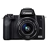 Canon EOS M50 - Kit de cámara EVIL de 24.1 MP y vídeo 4K con objetivo EF-M 15-45mm IS MM (pantalla táctil de 3', estabilizador óptico, Wifi) color neg