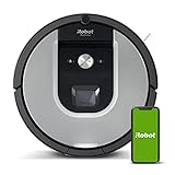 iRobot Roomba 960 Robot Aspirador, Succión 5 Veces Superior, Cepillos de Goma Antienredos, Sensores Dirt Detect, Wifi, Programable por App, compatible Alexa, Gri