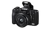 Canon EOS M50 - Kit de cámara EVIL de 24.1 MP y vídeo 4K con objetivo EF-M 15-45mm IS MM (pantalla táctil de 3', estabilizador óptico, Wifi), color neg