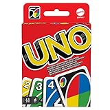 UNO Original - Juego de Cartas Familiar - Clásico - Baraja Multicolor de 112 Cartas - De 2 a 10 Jugadores - Para Niños y Adultos - Regalo para 7+ Añ